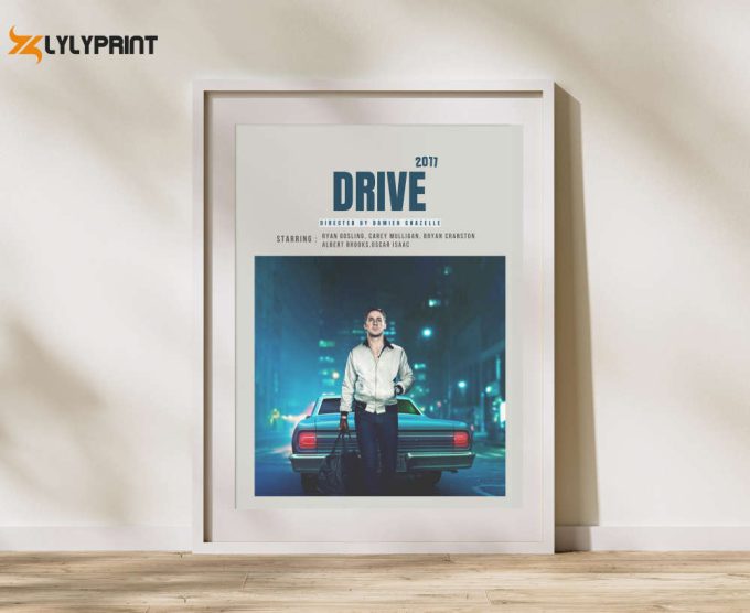 Drive Poster, Ryan Gosling, Retro Movie Poster 1
