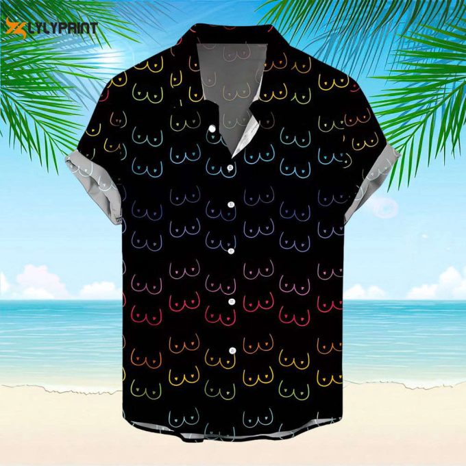 Easy Care Hawaiian Shirt, Summer Beach Shirt 1