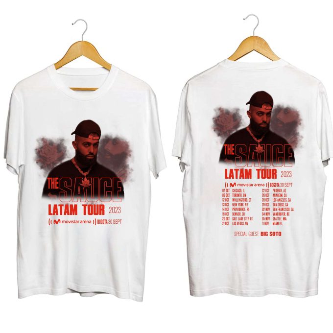 Eladio Carrión Us Tour 2023 Shirt, Eladio Carrión Fan Shirt, Rapper Eladio Carrión Fan Shirt, Eladio Carrión 2023 Concert Shirt 2