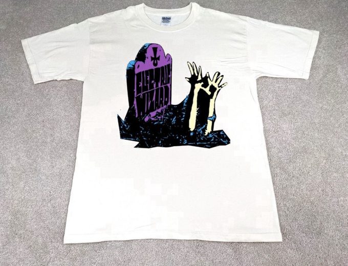 Electric Wizard Tombstone T-Shirt, Electric Wizard Tee, Metal Electric Wizard T-Shirt, Music Tee 3