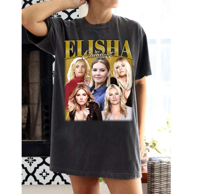 Elisha Cuthbert T-Shirt Elisha Cuthbert Shirt Elisha Cuthbert Tees Elisha Cuthbert Sweater Vintage Shirt Retro Shirt Movie Shirt 2