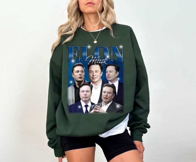 Elon Musk T-Shirt Elon Musk Shirt Elon Musk Tees Elon Musk Sweater Movie Sweater Movie Sweatshirt Retro Unisex T-Shirt 4