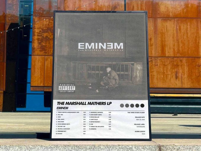 Eminem &Quot;The Marshall Mathers Lp&Quot; Album Cover Poster #6 3