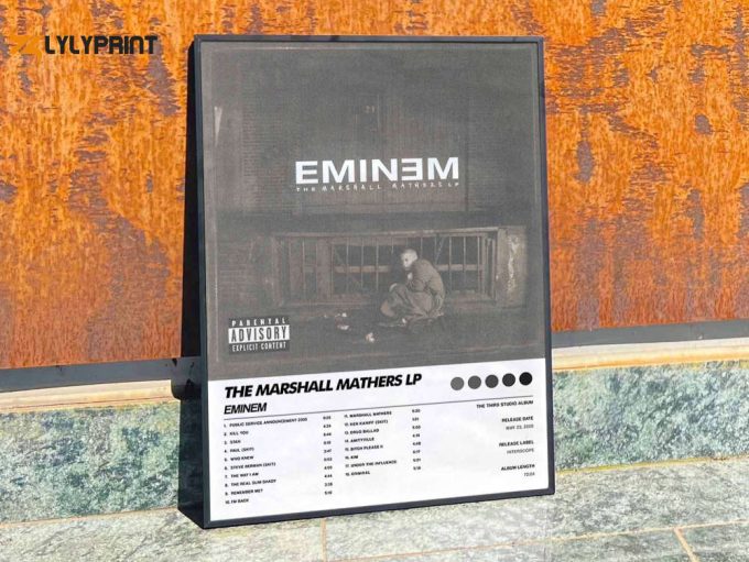 Eminem &Amp;Quot;The Marshall Mathers Lp&Amp;Quot; Album Cover Poster #6 1