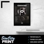 Eminem ‘The Marshall Mathers LP’  CD Album Plaque  Premium Matte Vertical Posters