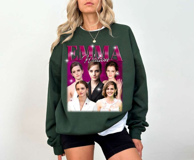 Emma Watson T-Shirt Emma Watson Shirt Emma Watson Tees Emma Watson Sweater Movie Sweater Movie Sweatshirt Retro Shirt Unisex T-Shirt 2