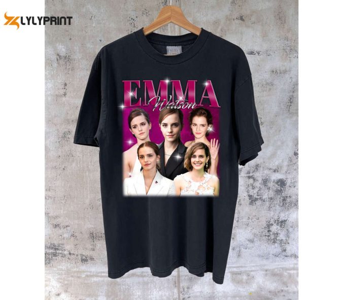 Emma Watson T-Shirt Emma Watson Shirt Emma Watson Tees Emma Watson Sweater Movie Sweater Movie Sweatshirt Retro Shirt Unisex T-Shirt 1