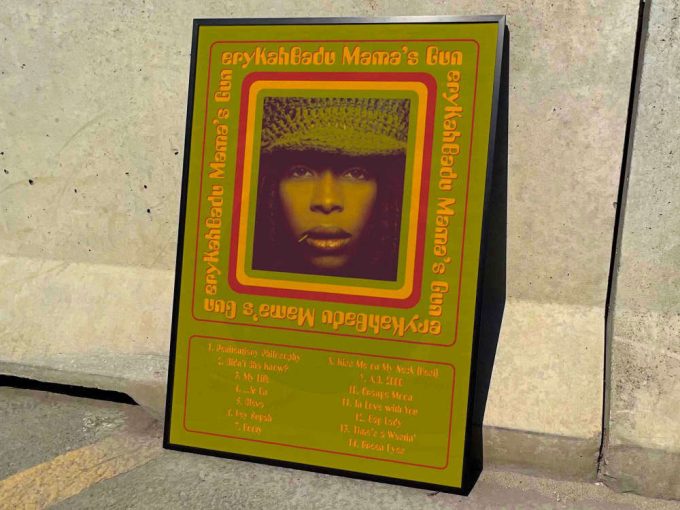 Erykah Badu &Quot;Mama &Quot;Gun&Quot; Album Cover Poster #Fac 2