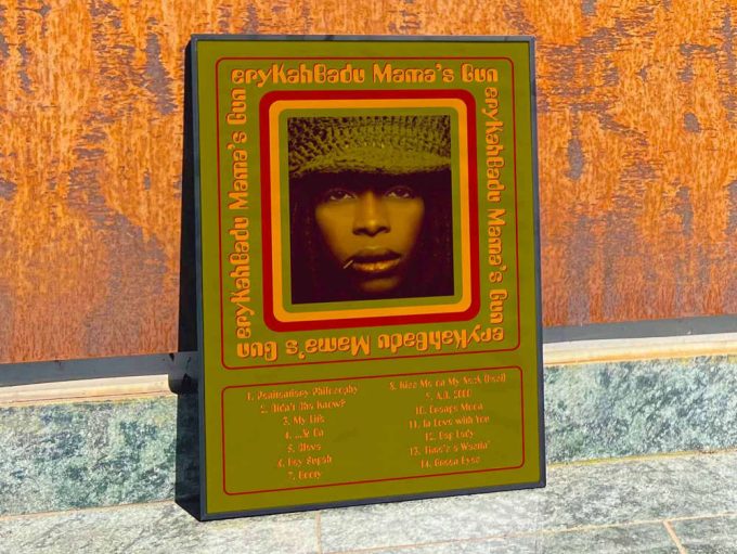 Erykah Badu &Quot;Mama &Quot;Gun&Quot; Album Cover Poster #Fac 3