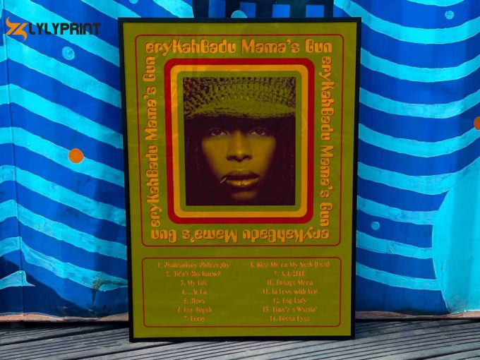 Erykah Badu &Amp;Quot;Mama &Amp;Quot;Gun&Amp;Quot; Album Cover Poster #Fac 1