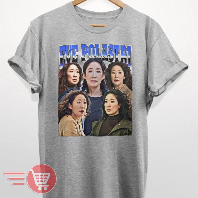 Eve Polastri Oversize Tee: Limited Sandra Oh Tshirt - Unisex Shirt 2