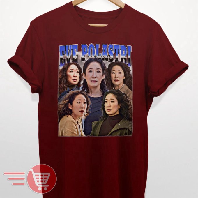 Eve Polastri Oversize Tee: Limited Sandra Oh Tshirt - Unisex Shirt 4