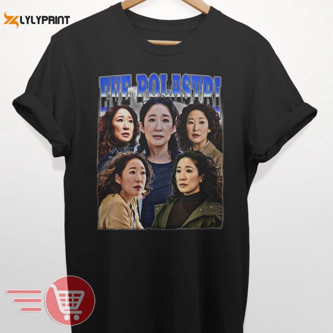 Eve Polastri Oversize Tee: Limited Sandra Oh Tshirt - Unisex Shirt 1