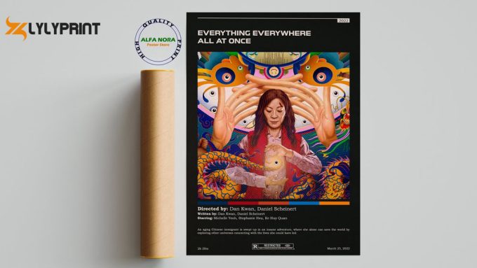 Everything Everywhere All At Once Retro Movie Poster 2