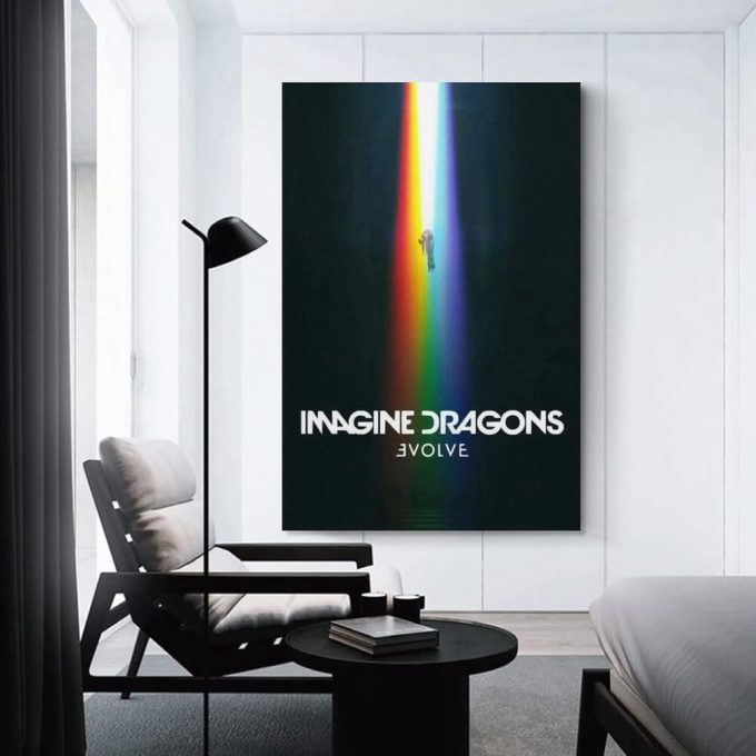 Evolve - Imagine Dragons Poster Bedroom Decor Sports Landscape Office Room Decor 3