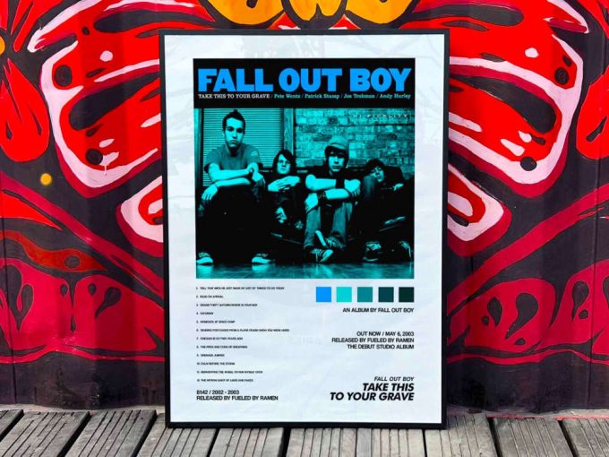 Fall Out Boy &Quot;Take This To Your Grave&Quot; Album Cover Poster #2 2