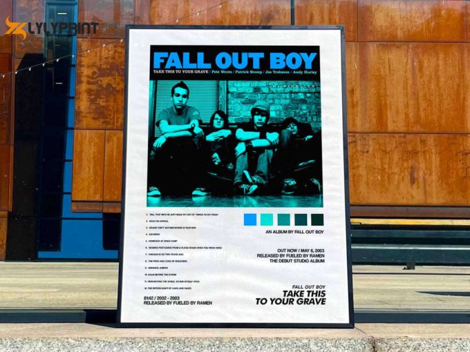 Fall Out Boy &Amp;Quot;Take This To Your Grave&Amp;Quot; Album Cover Poster #2 1