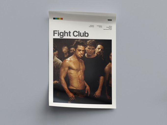 Fight Club Movie Poster, Modern Movie Poster 2