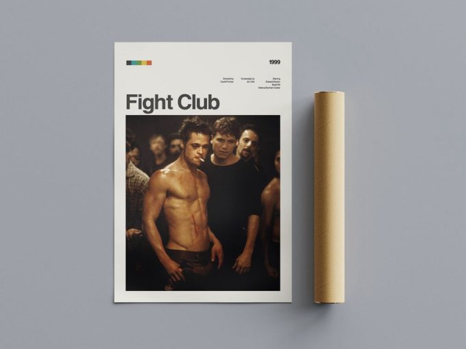 Fight Club Movie Poster, Modern Movie Poster 3