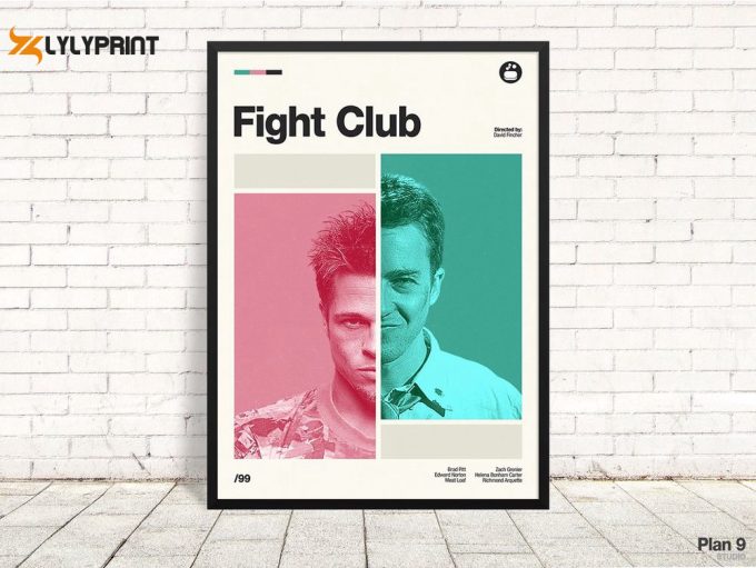 Fight Club - Retro Movie Poster 1