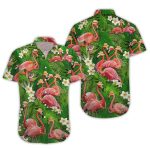 Flamingo Hawaiian Shirt – Stand Tall And Be Fabulous Tropical Flamingo Hawaii Shirt