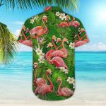 Flamingo Hawaiian Shirt – Stand Tall And Be Fabulous Tropical Flamingo Hawaii Shirt