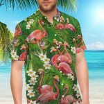 Flamingo Hawaiian Shirt – Stand Tall And Be Fabulous Tropical Flamingo Hawaii Shirt