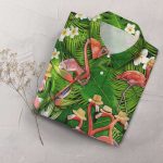 Flamingo Hawaiian Shirt – Stand Tall And Be Fabulous Tropical Flamingo Hawaii Shirt