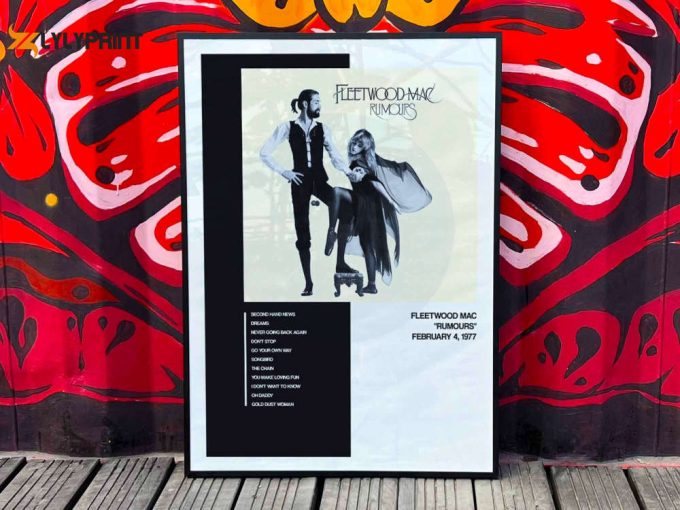 Fleetwood Mac &Amp;Quot;Rumours&Amp;Quot; Album Cover Poster #1 1