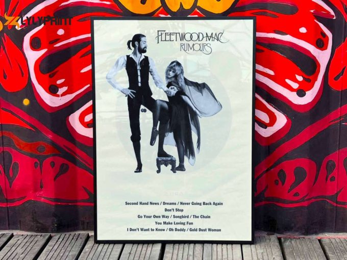 Fleetwood Mac &Amp;Quot;Rumours&Amp;Quot; Album Cover Poster #Fac 1