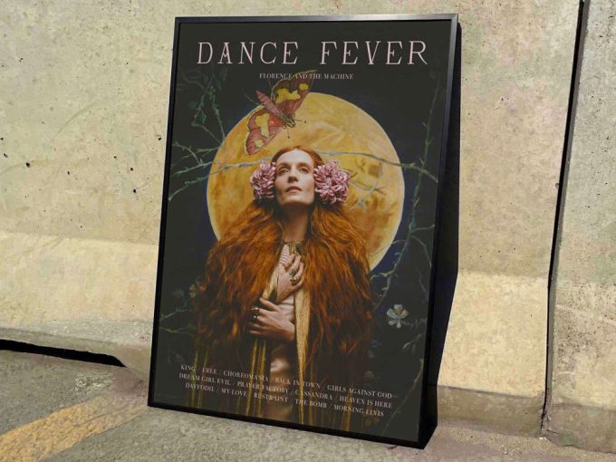 Florence And The Machine &Quot;Dance Fever&Quot; Album Cover Poster #Fac 2