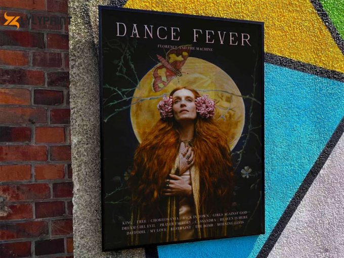 Florence And The Machine &Amp;Quot;Dance Fever&Amp;Quot; Album Cover Poster #Fac 1