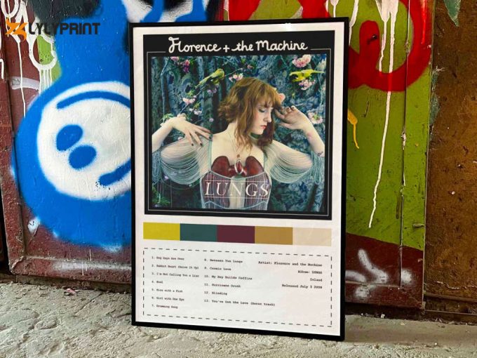 Florence And The Machine &Amp;Quot;Lungs&Amp;Quot; Album Cover Poster #4 1