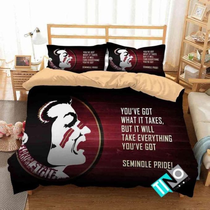 Florida State Seminoles Duvet Cover Bedding Set Gift For Fans 2024 Bd277 2