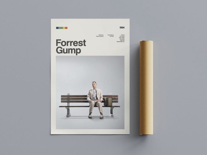 Forrest Gump Movie Poster, Forrest Gump Modern Movie Poster 3