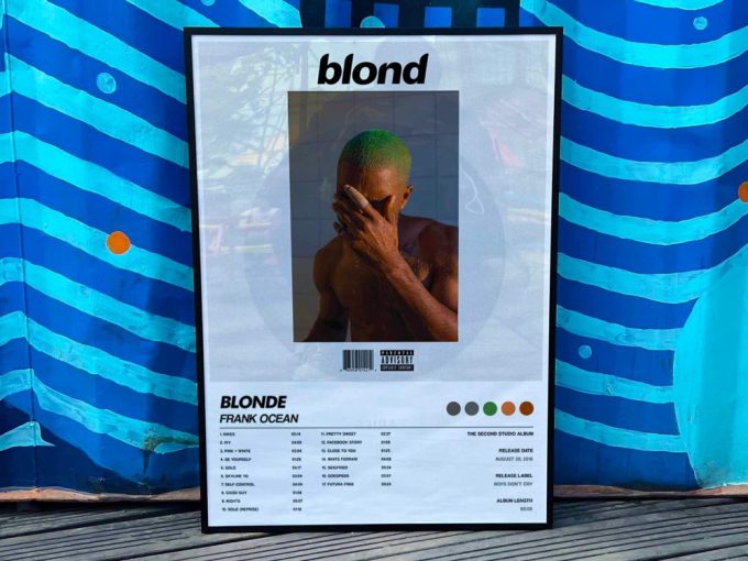 Frank Ocean &Quot;Blonde&Quot; Album Cover Poster 2