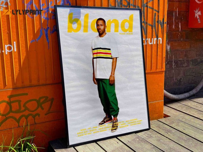 Frank Ocean &Amp;Quot;Blonde&Amp;Quot; Album Cover Poster 1