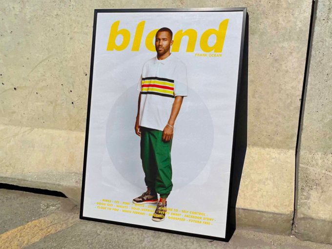 Frank Ocean &Quot;Blonde&Quot; Album Cover Poster 4