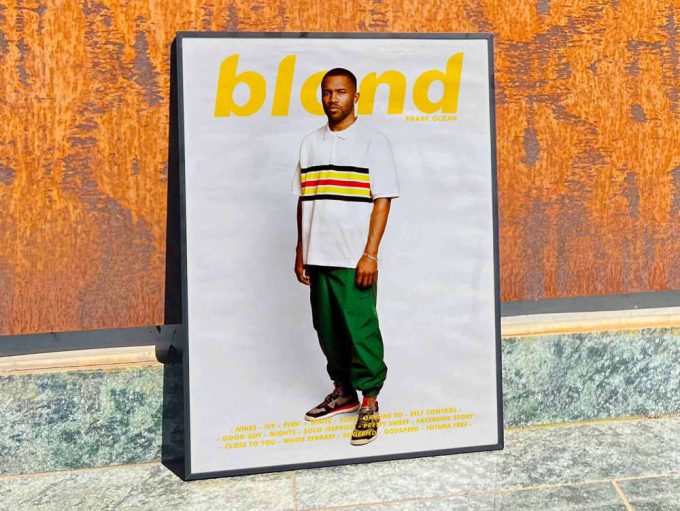 Frank Ocean &Quot;Blonde&Quot; Album Cover Poster 9