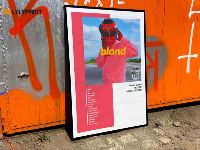 Frank Ocean &Amp;Quot;Blonde&Amp;Quot; Album Cover Poster 1