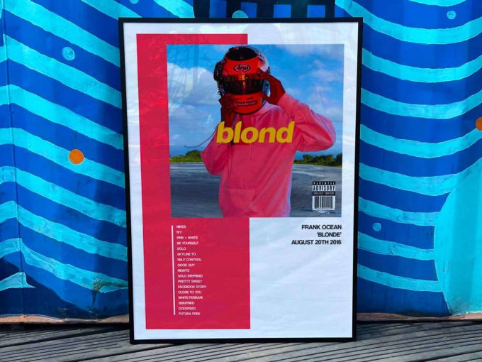 Frank Ocean &Quot;Blonde&Quot; Album Cover Poster 3