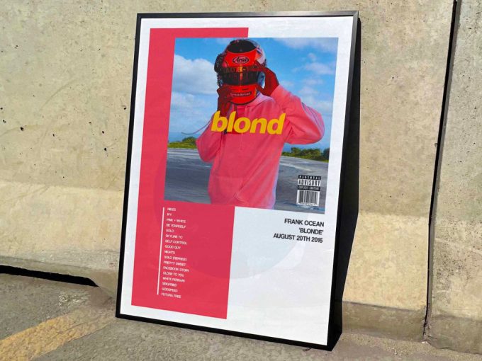 Frank Ocean &Quot;Blonde&Quot; Album Cover Poster 4