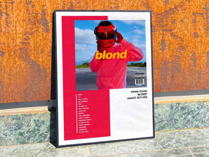 Frank Ocean &Quot;Blonde&Quot; Album Cover Poster 8