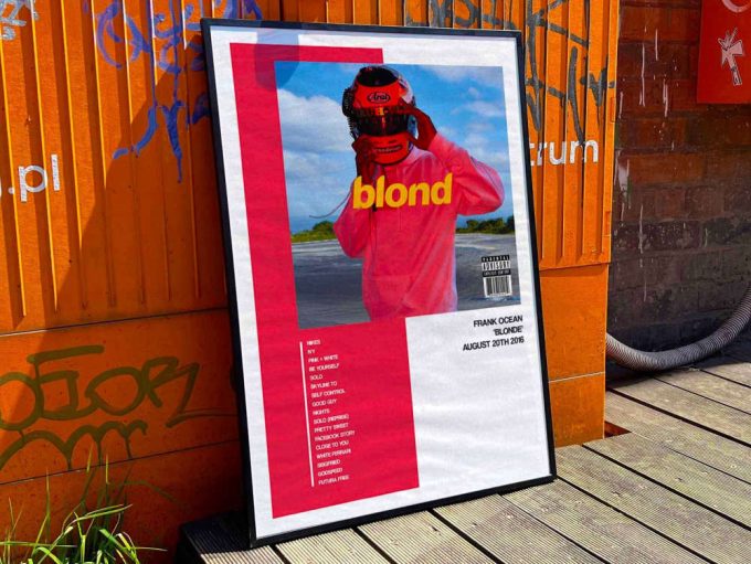 Frank Ocean &Quot;Blonde&Quot; Album Cover Poster 9