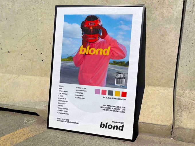 Frank Ocean “Blonde” Album Cover Poster