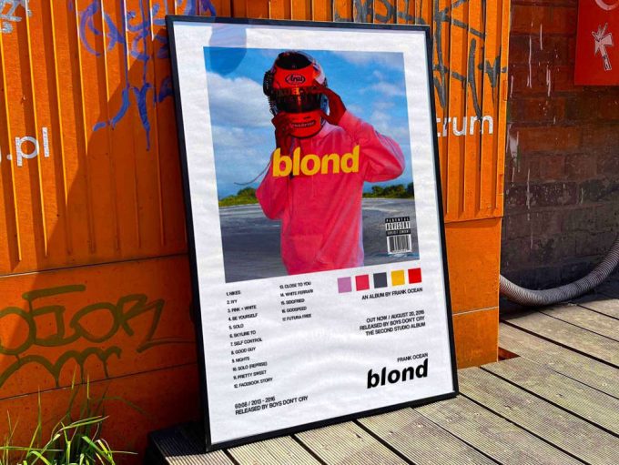 Frank Ocean “Blonde” Album Cover Poster