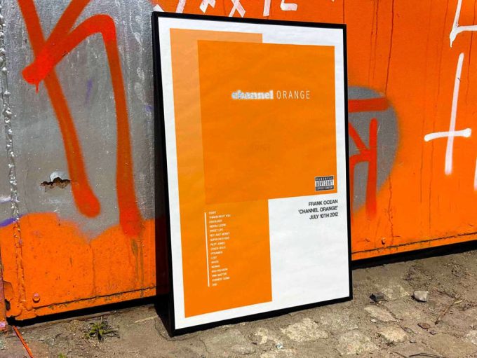 Frank Ocean &Quot;Channel Orange&Quot; Album Cover Poster 6