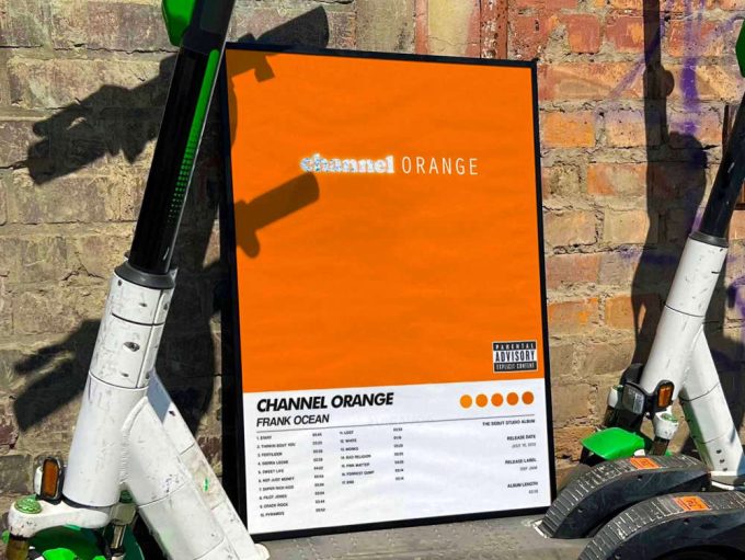 Frank Ocean “Channel Orange” Album Cover Poster