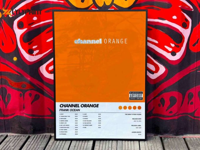 Frank Ocean &Amp;Quot;Channel Orange&Amp;Quot; Album Cover Poster 1