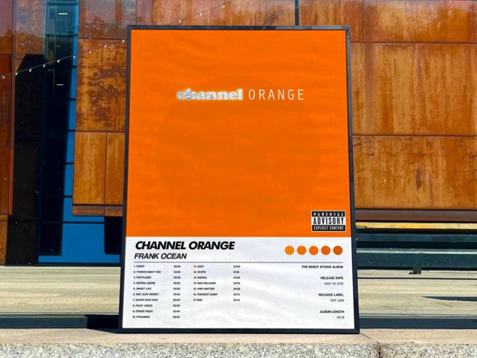 Frank Ocean &Quot;Channel Orange&Quot; Album Cover Poster 3
